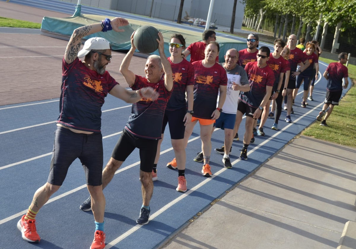 Entrenamiento específico del Club d'Atletisme Vila d'Alaquàs.