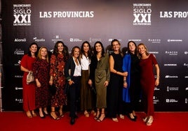 María Andrés, Almudena Navaro, Gemma Guzmán, Sara López, Ana Noguera, Inma Zarranz, Elena Ravello, Águeda Vilarrasa y Salomé Corell.