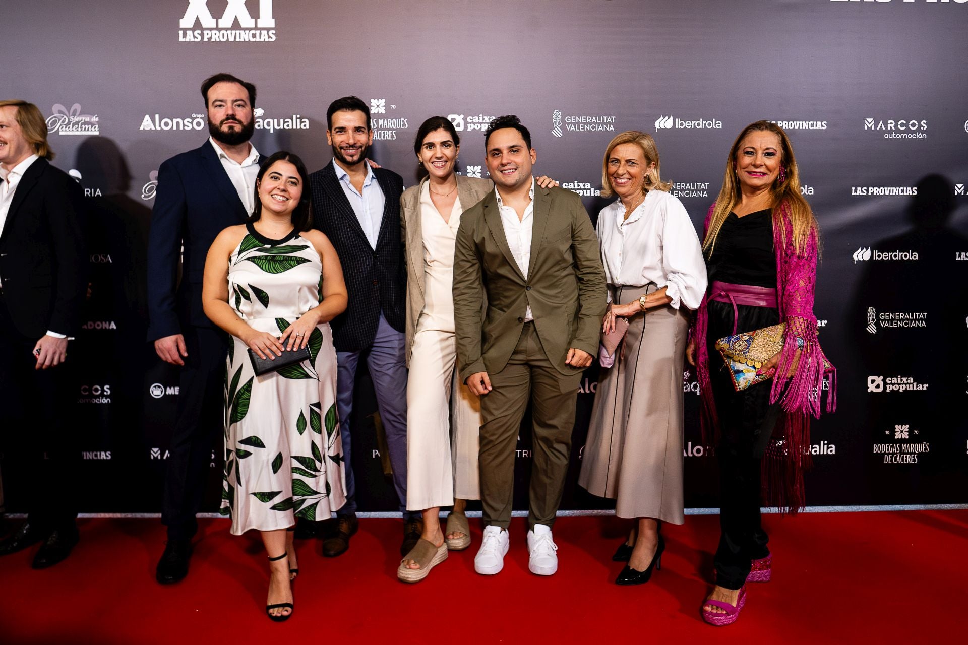 Mercedes García, Luis Tobajas, Julio Losada, María Cinta Almansa, Javier Laserna, Elena Sánchez y Ana Ruth Salinas, representantes de la Inspección de Trabajo.