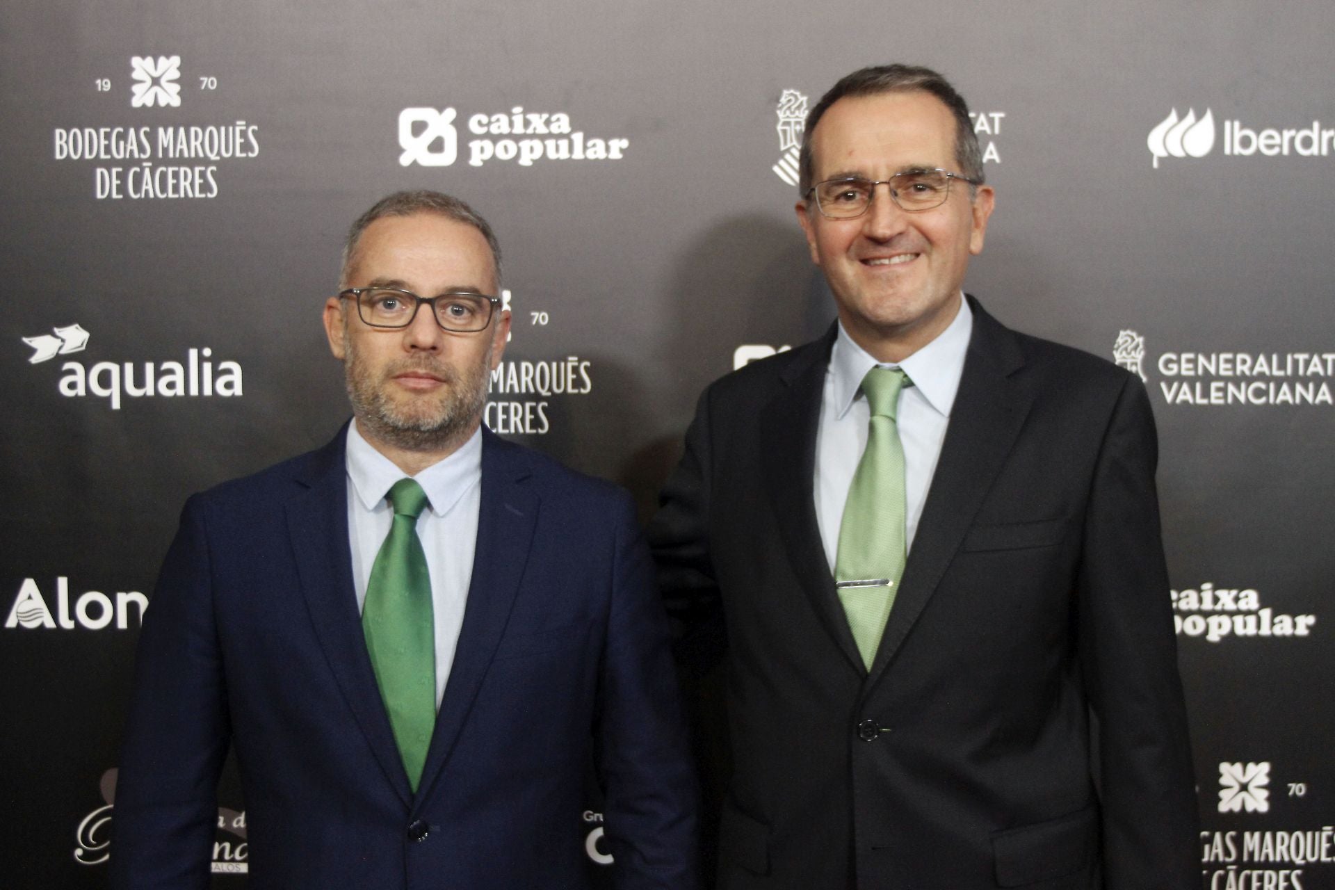 Juanjo Mira, responsable de comunicación de Iberdrola en la Comunitat, y Joaquín Longares, delegado de Iberdrola en la Comunitat Valenciana