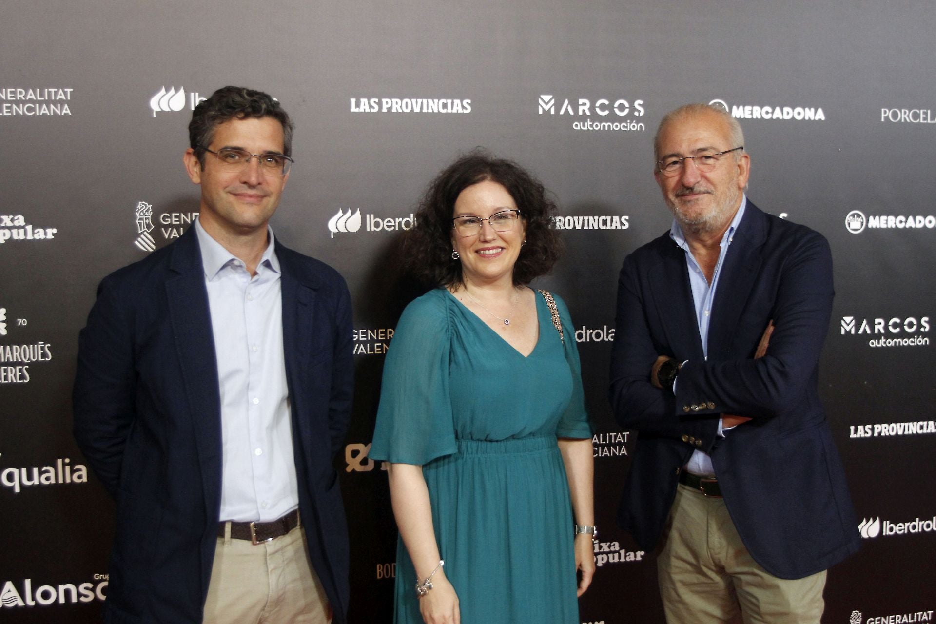 Juan Ivars, de Omnicom Valencia; Isabel Domingo, jefa de Economía de LAS PROVINCIAS; y Juan Antonio Delgado, director de Relaciones Institucionales de Stadler