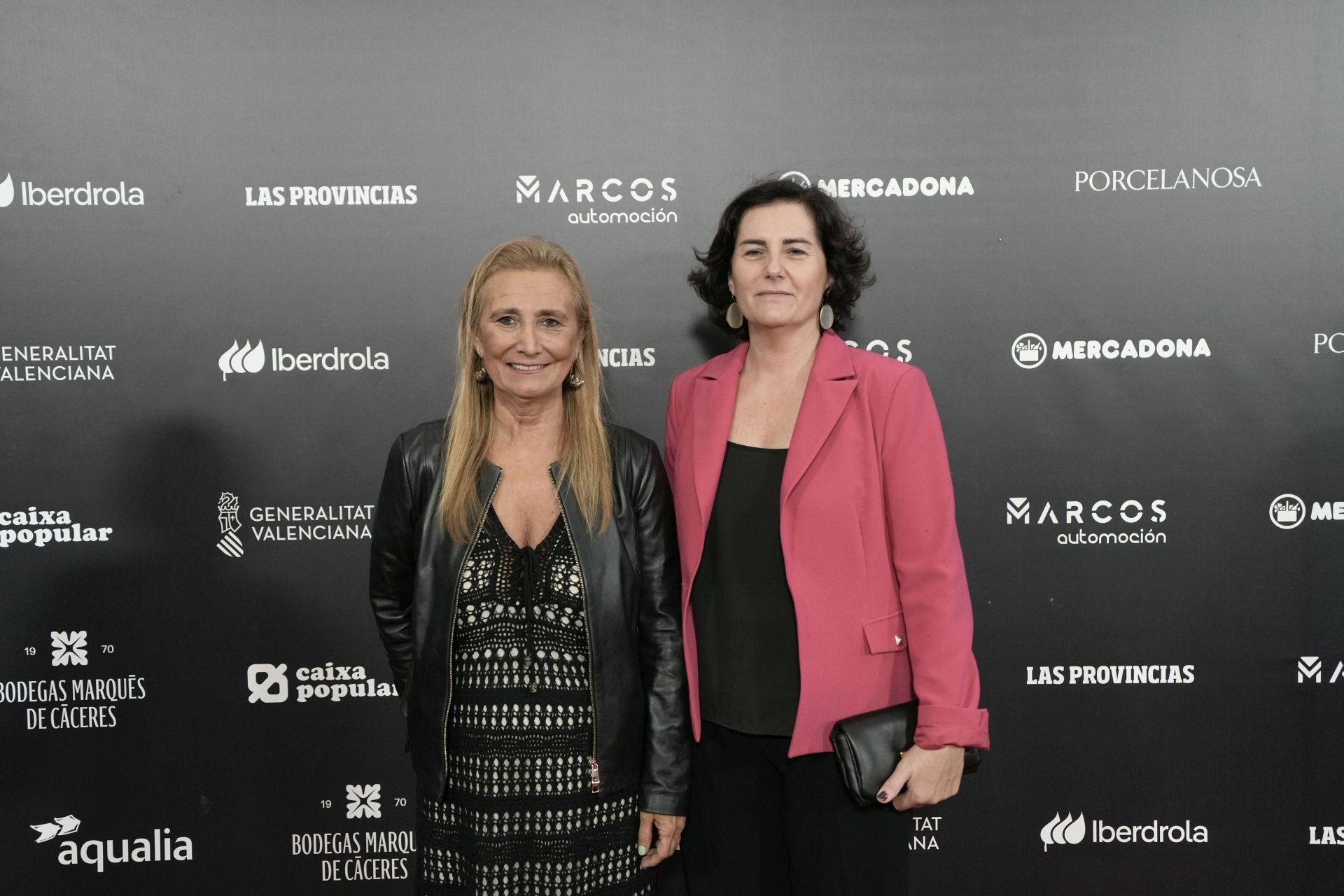 Eva Blasco, presidenta de CEV Valencia, junto a Miriam Cardona, de Bodegas Marqués de Cáceres