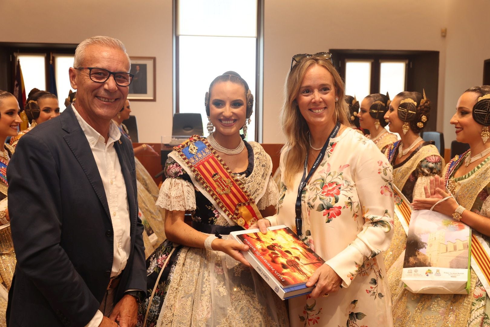 Las candidatas a Fallera Mayor de Valencia visitan Ibiza