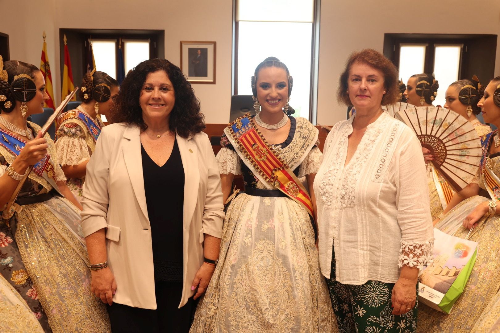 Las candidatas a Fallera Mayor de Valencia visitan Ibiza