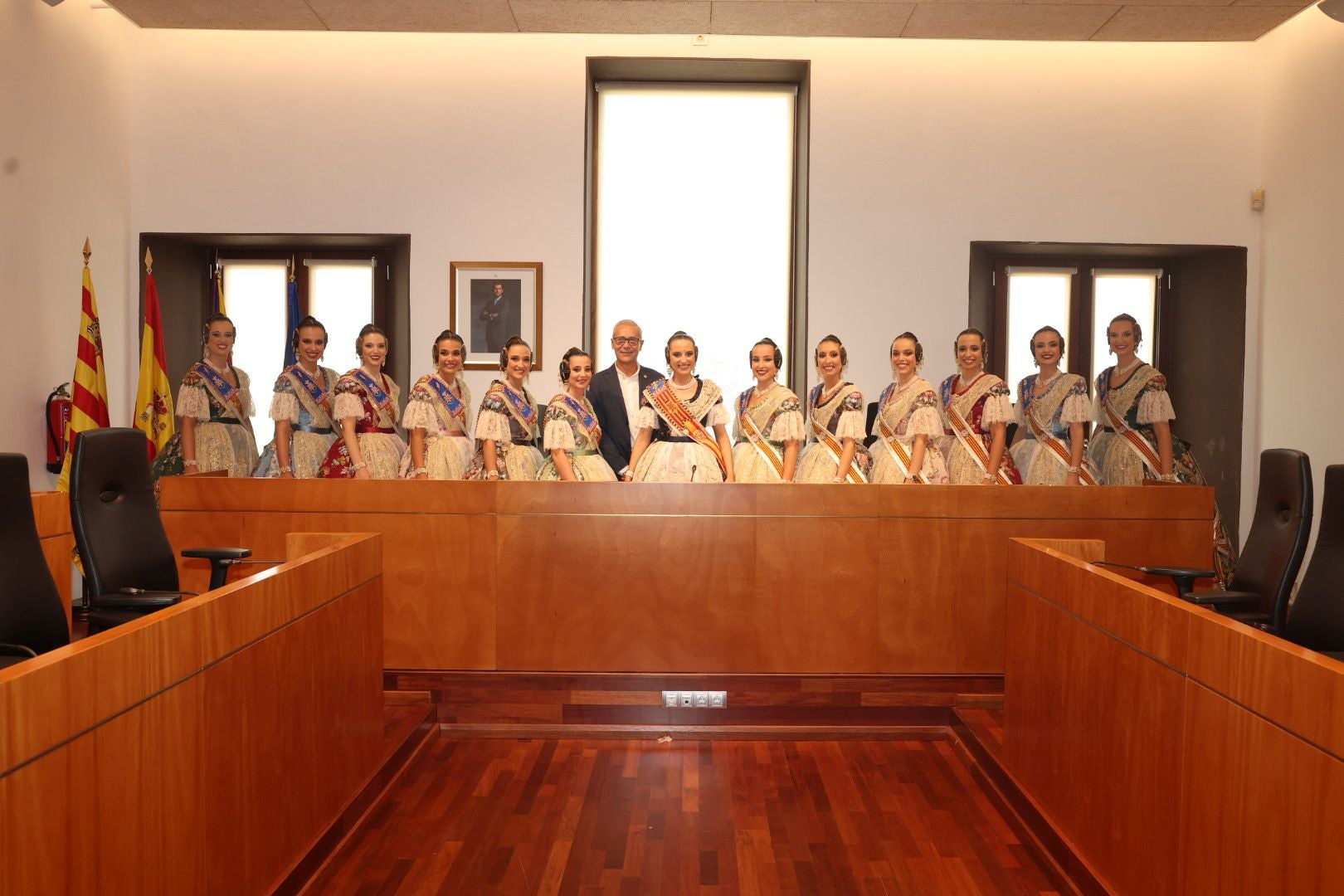 Las candidatas a Fallera Mayor de Valencia visitan Ibiza