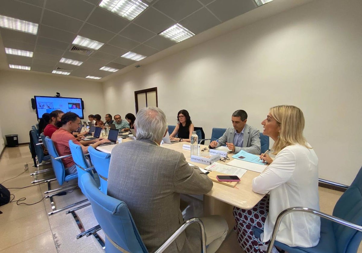 Mesa sectorial de Educación, en la que se ha tratado la creación de las nuevas bolsas.