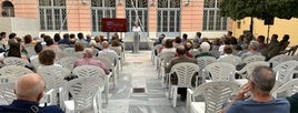 Presentación de las obras ganadoras en una edición anterior de los Premios Literarios.