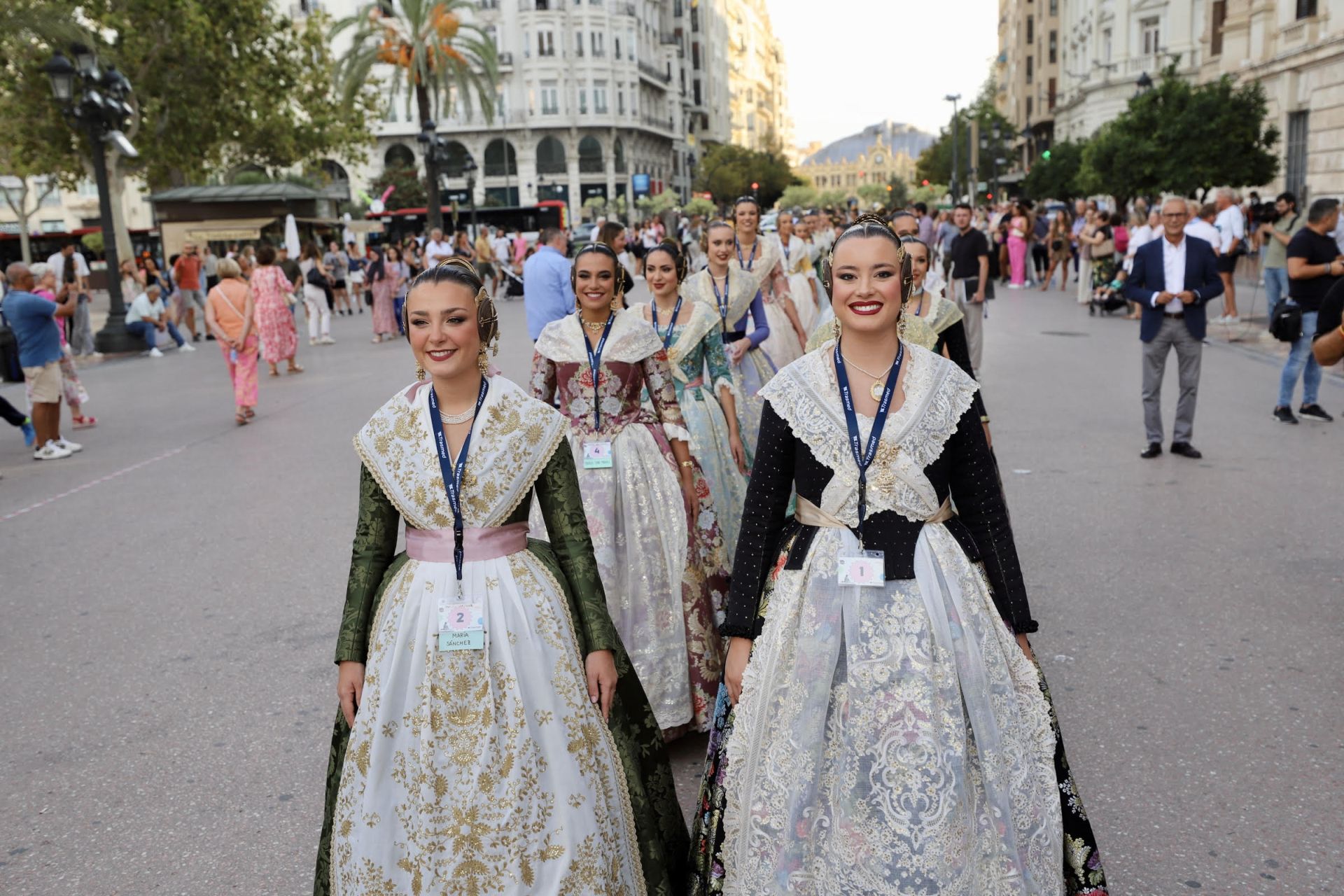 Recta final de las pruebas para las candidatas que optan a ser fallera mayor de Valencia 2025