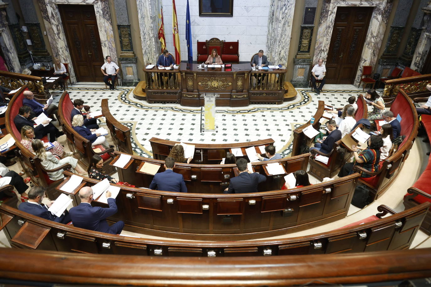 Fotos del pleno del Ayuntamiento de Valencia (25 de septiembre)