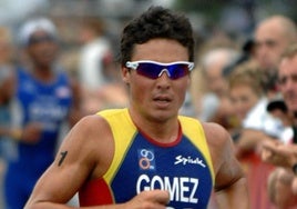 Javier Gómez Noya, en una carrera.