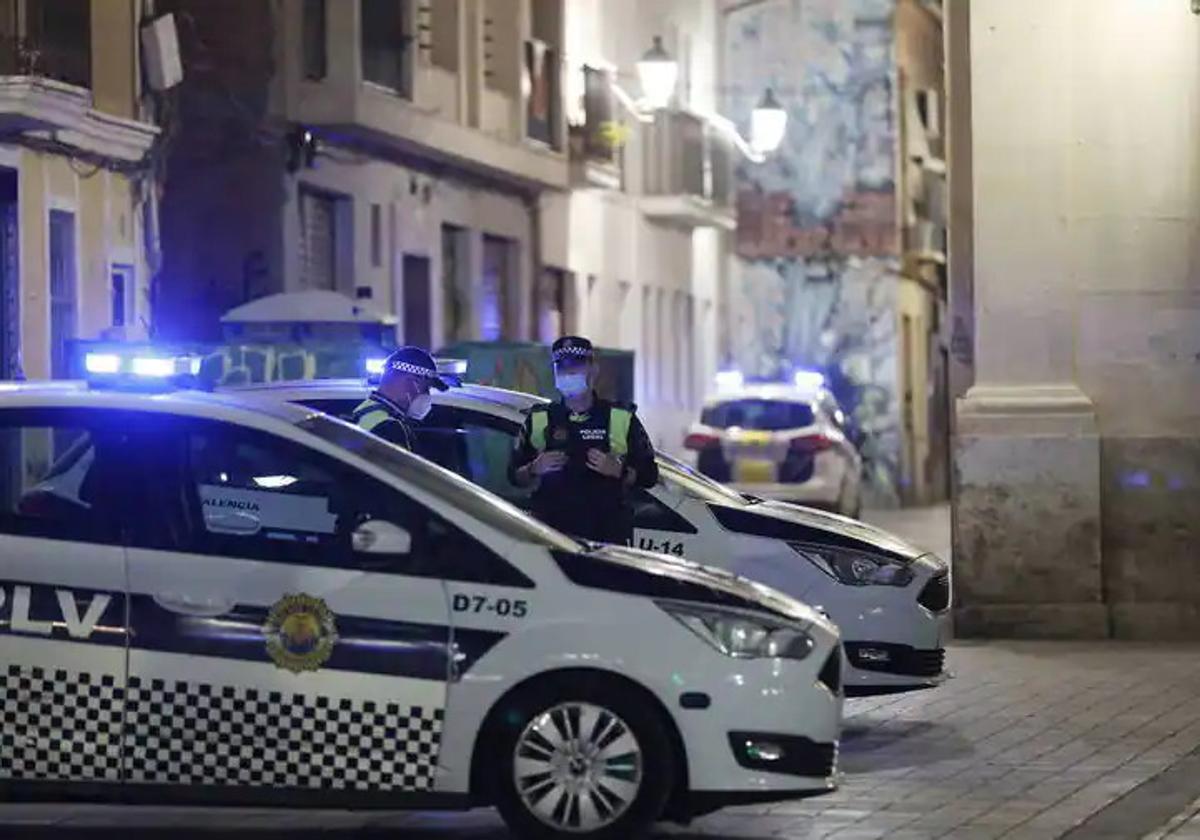 Agentes de la Policía Local de Valencia.