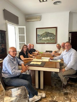 La reunión mantenida entre los representantes del Ayuntamiento de Dénia y la Conselleria.