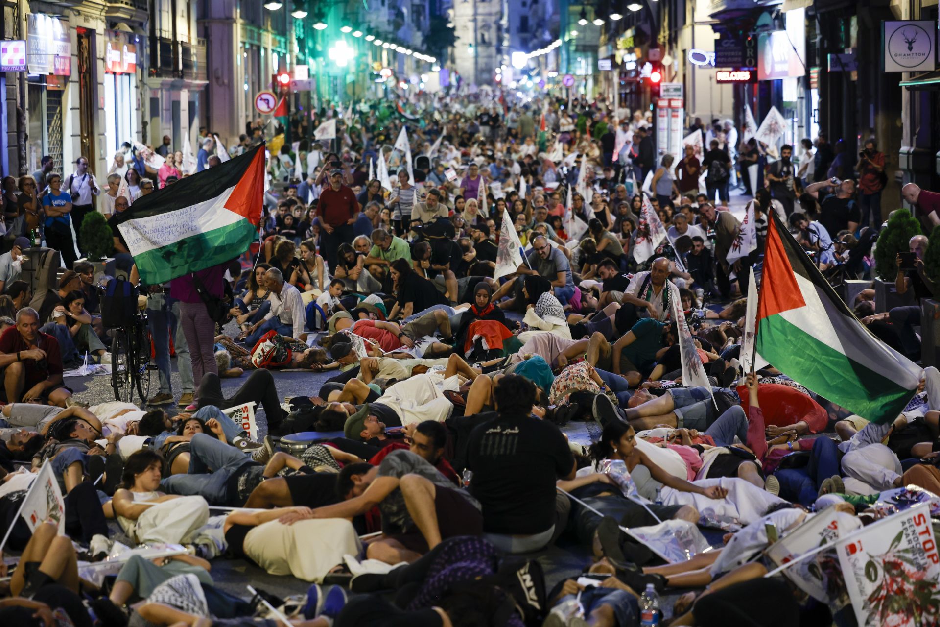 Manifestación pro-Palestina en Valencia