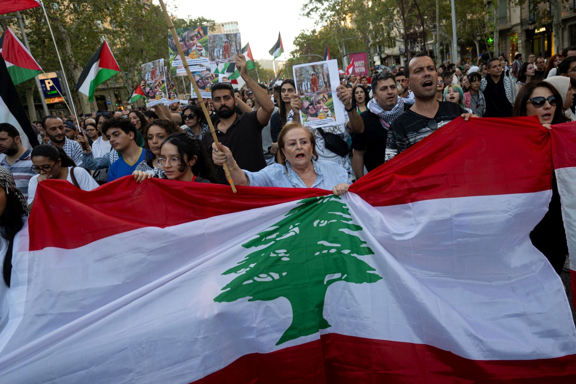 Manifestación pro-Palestina en Valencia