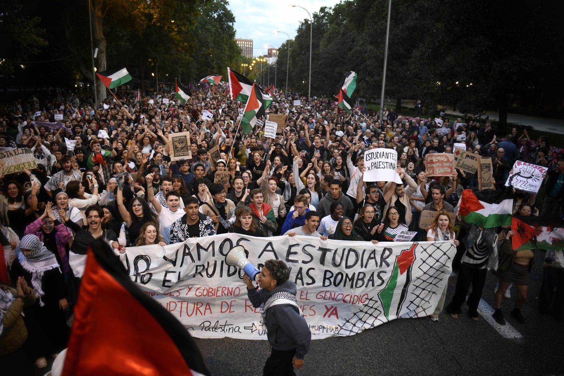 Manifestación pro-Palestina en Valencia