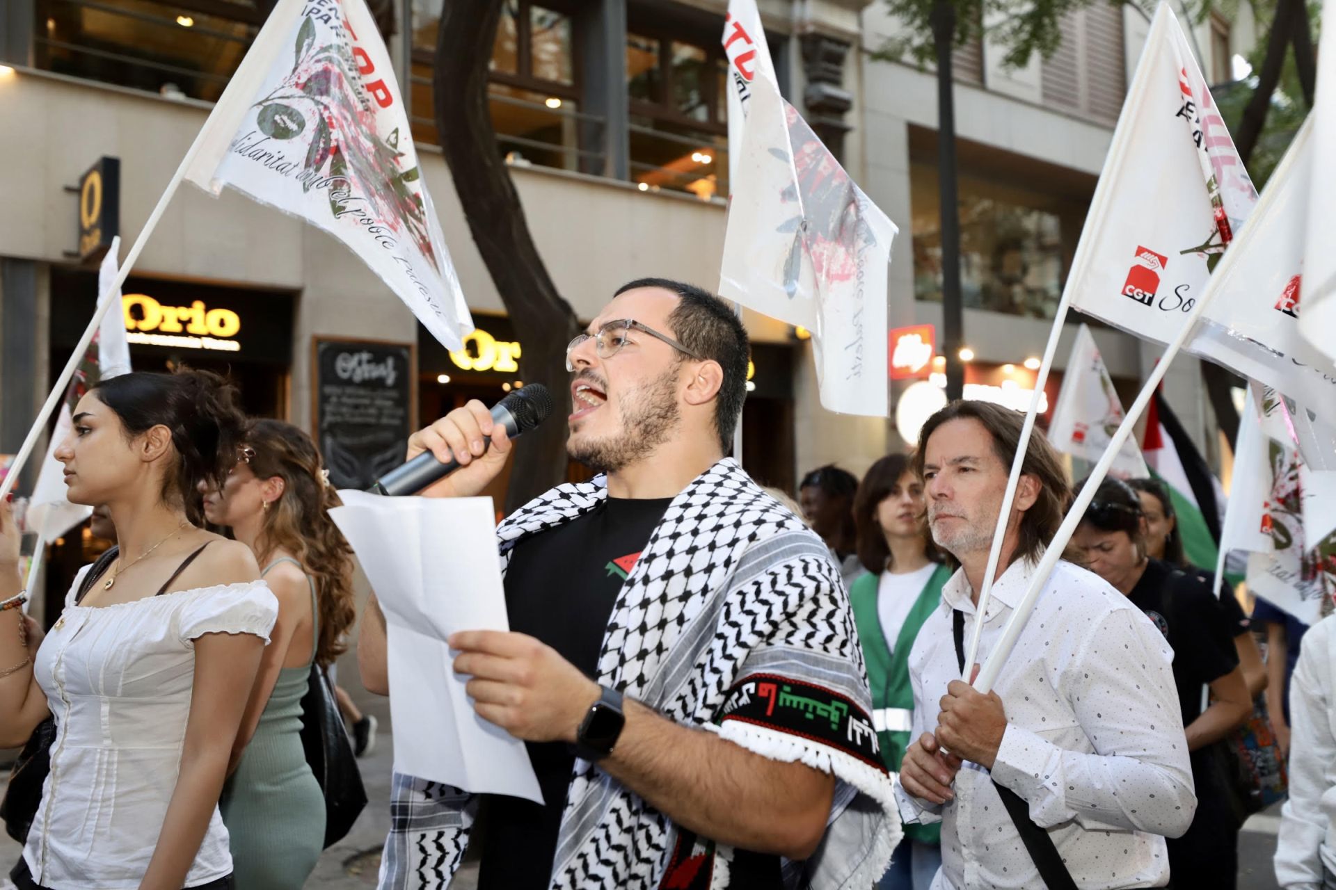 Manifestación pro-Palestina en Valencia