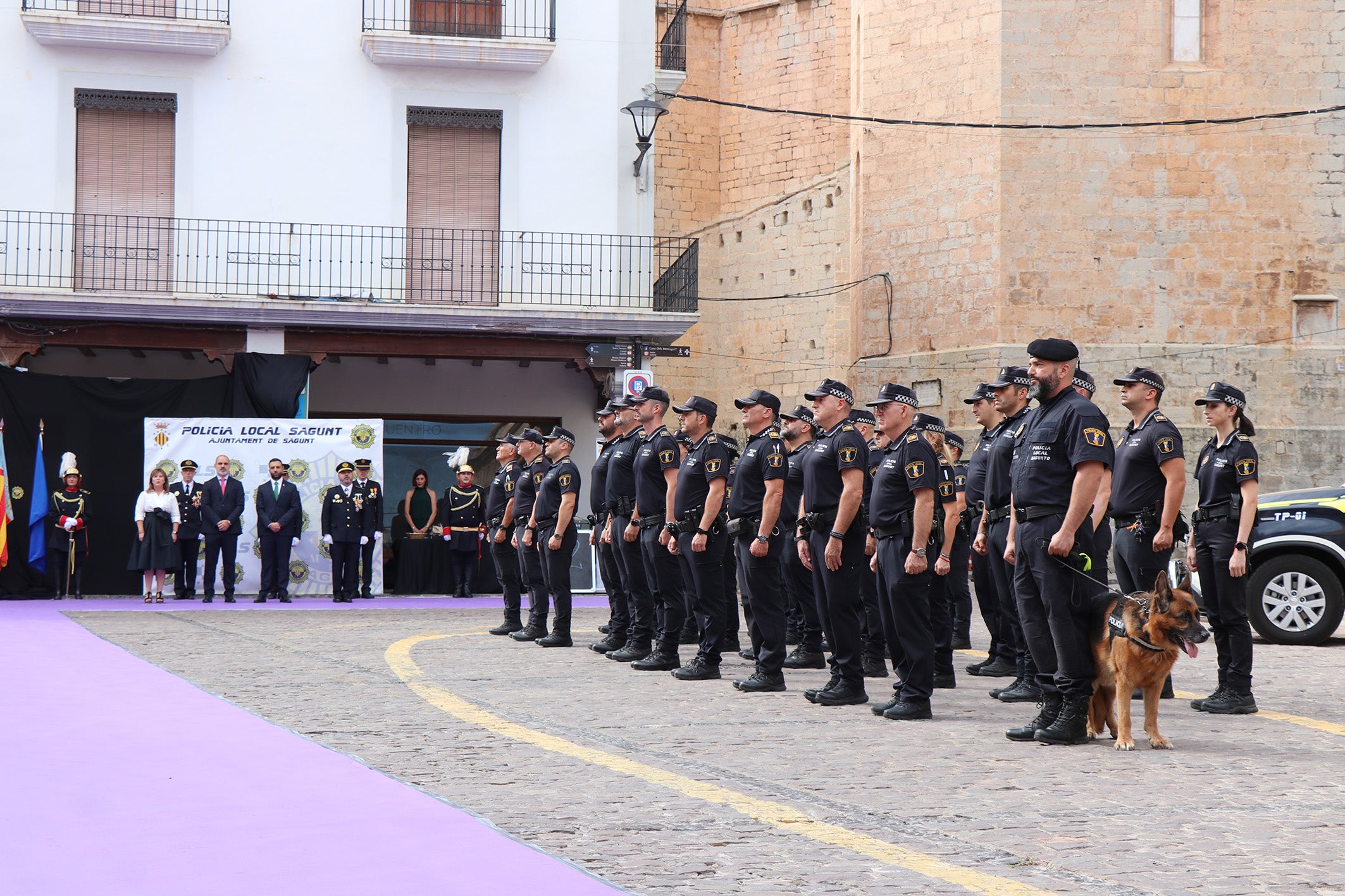 Un momento del acto de reconocimiento.