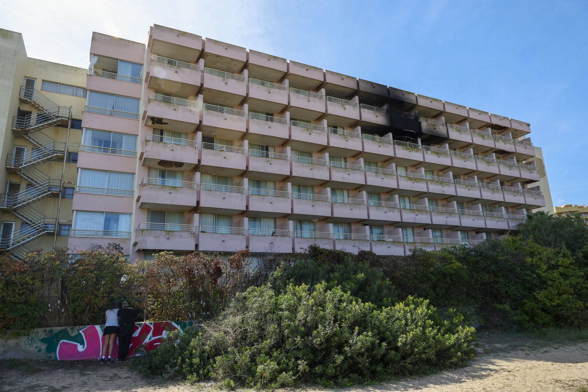 Incendio en el Sidi Saler