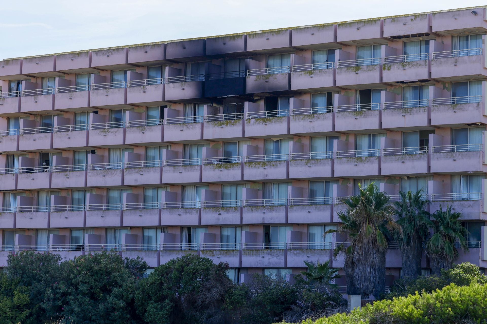 Incendio en el Sidi Saler