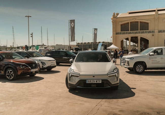 La zona de test-drive, con mucha actividad durante toda la jornada.