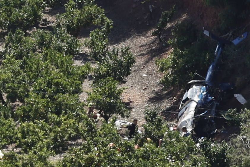 Tres muertos tras chocar un helicóptero con unos cables de alta tensión en el Monte Picayo