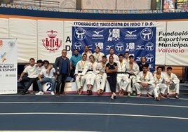 El equipo de judo, tras la Súper Copa de España.