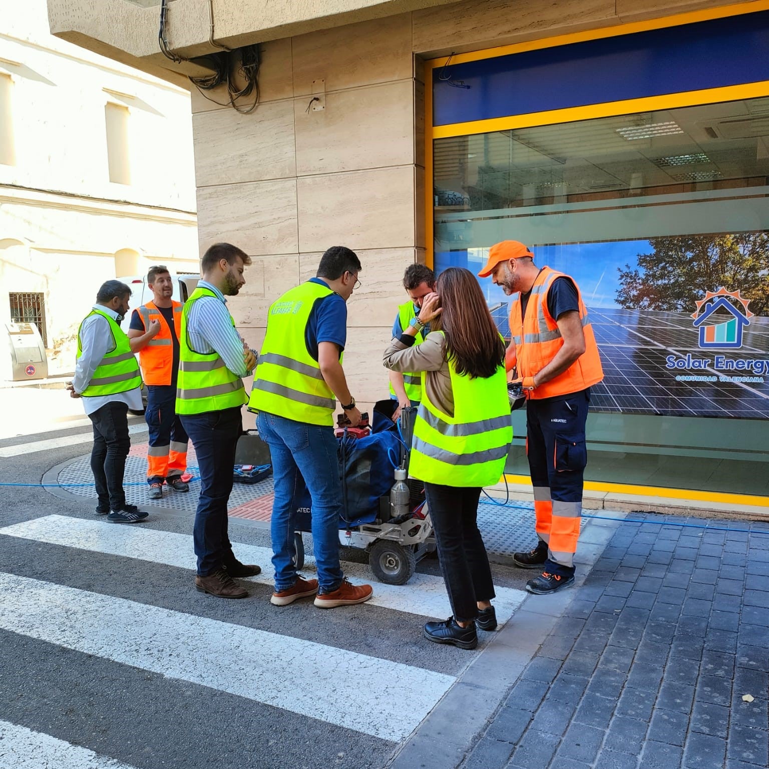 Proceso de búsqueda de fugas.