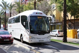 Un autobús a Valencia.