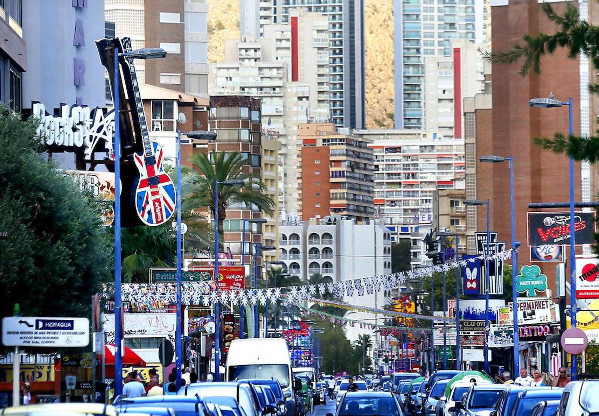 Calles de Benidorm.