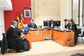 Sala donde se desarrolla el juicio.