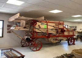 Maquinaria antigua que se conserva en el museo municipal.