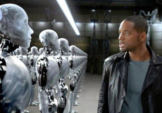 Fotograma de la película 'Yo, robot', con Will Smith.