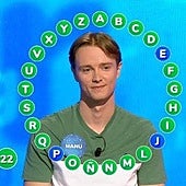 Manu en la última emisión de 'Pasapalabra'