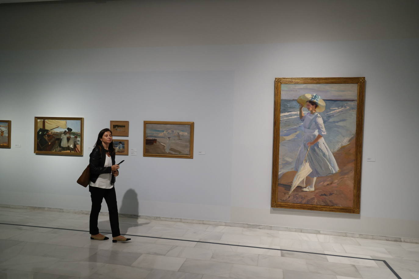 Fotos de la exposición &#039;En el mar de Sorolla con Manuel Vicent&#039;