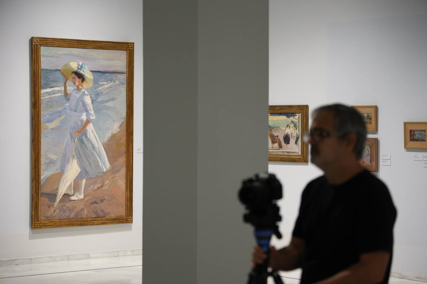 Fotos de la exposición &#039;En el mar de Sorolla con Manuel Vicent&#039;