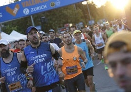 Salida del Medio Maratón de Valencia en 2023.