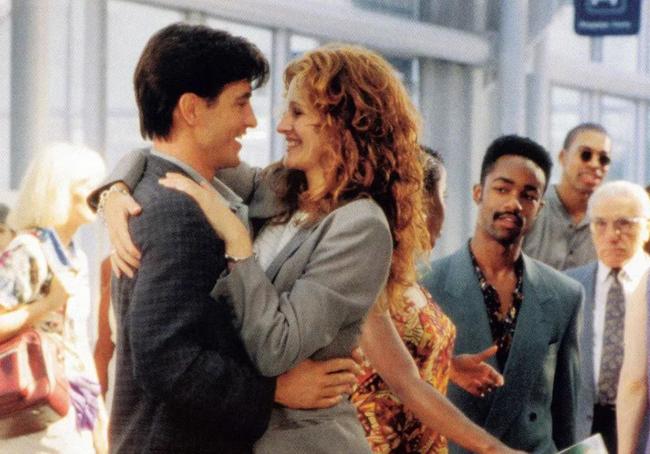 Dermot Mulroney y Julia Roberts en una escena de 'La boda de mi mejor amigo'.