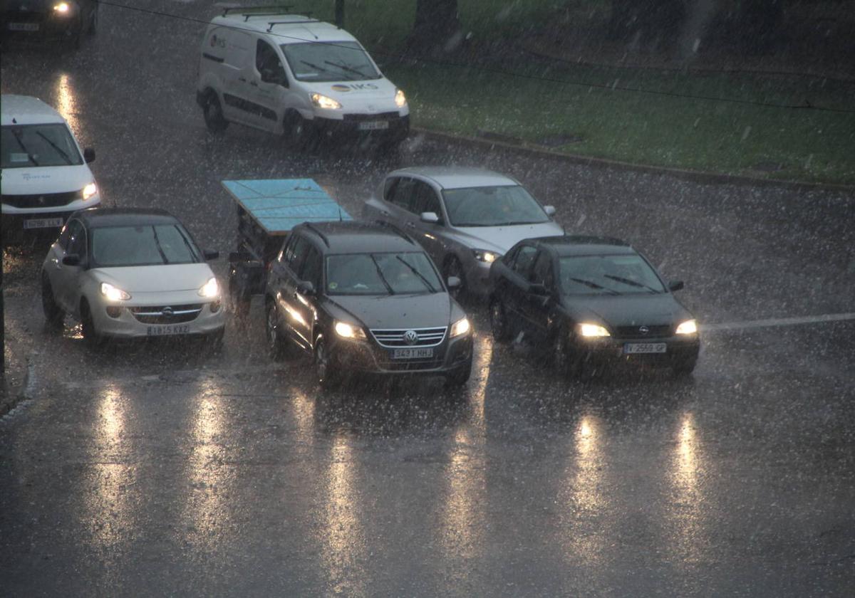 Lluvias muy intensas en Valencia.