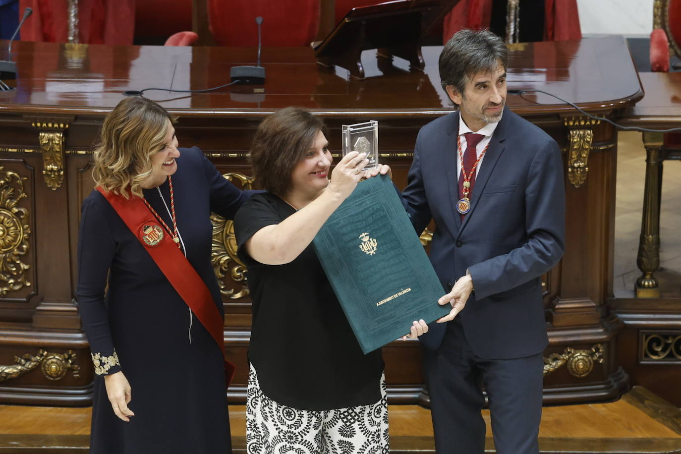 Fotos del acto de entrega de distinciones del Ayuntamiento de Valencia por el 9 d&#039;Octubre