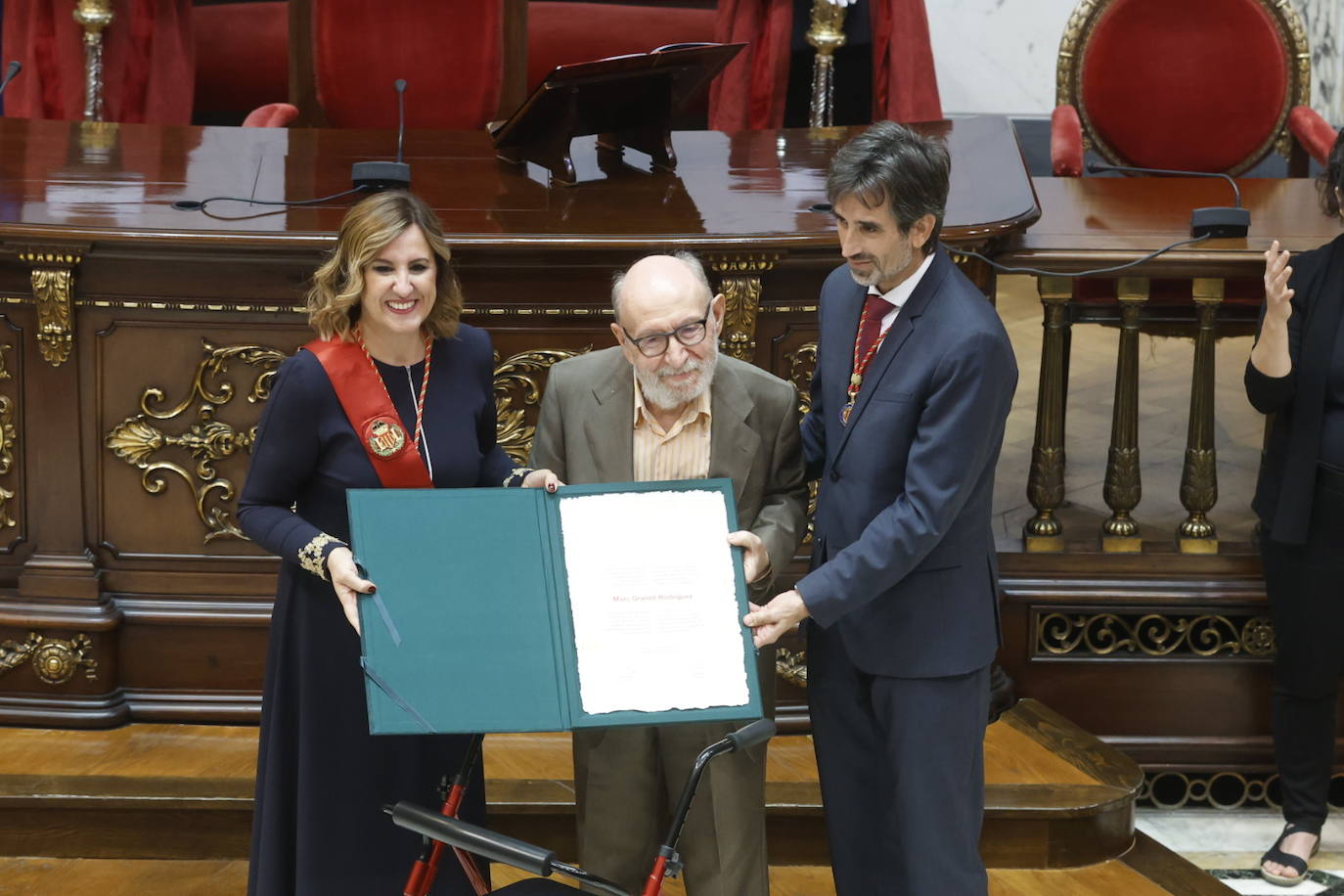 Fotos del acto de entrega de distinciones del Ayuntamiento de Valencia por el 9 d&#039;Octubre