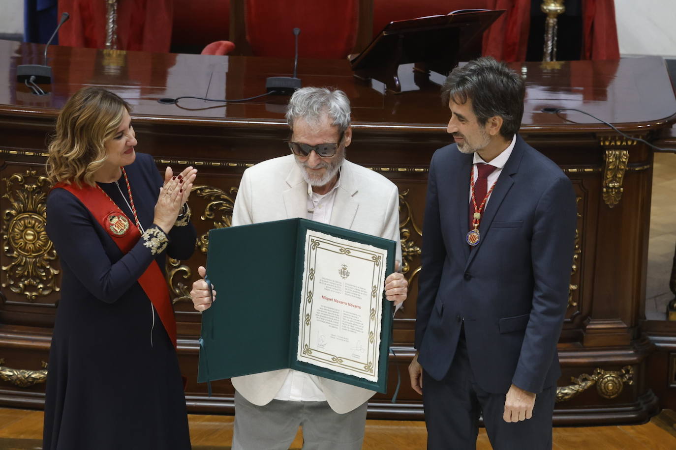 Fotos del acto de entrega de distinciones del Ayuntamiento de Valencia por el 9 d&#039;Octubre