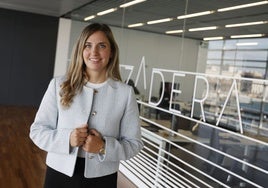 Marta Nogueras, en la sede de Lanzadera en la Marina de Valencia.