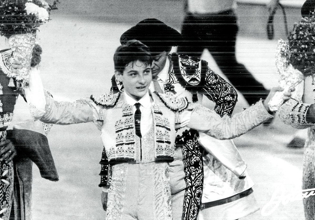 Ponce en su debut como novillero.