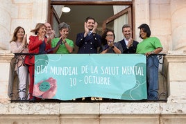 Acto en el Día de la Salud Mental.