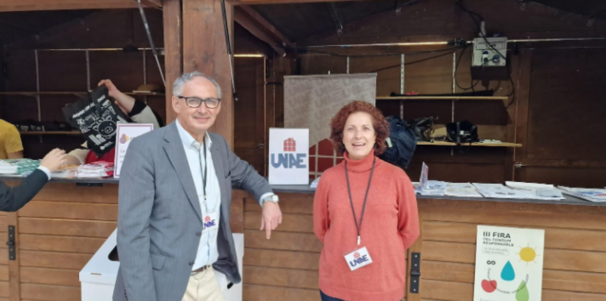 Feria de Consumo Responsable en Valencia. Se celebra anualmente en Valencia. UNAE está presente realizando actividades e informando al Consumidor.