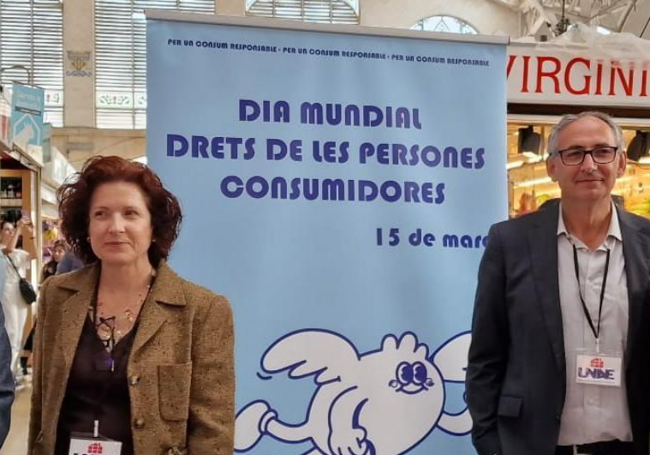 Mercado Central de Valencia. Dia Mundial de los Derechos de las Personas Consumidoras