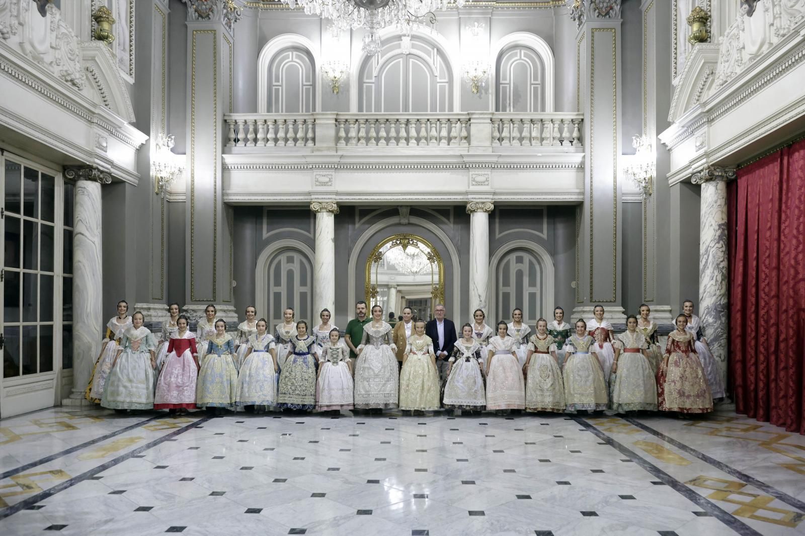 Así ha sido el ensayo de la proclamación de las candidatas a falleras mayores de 2025