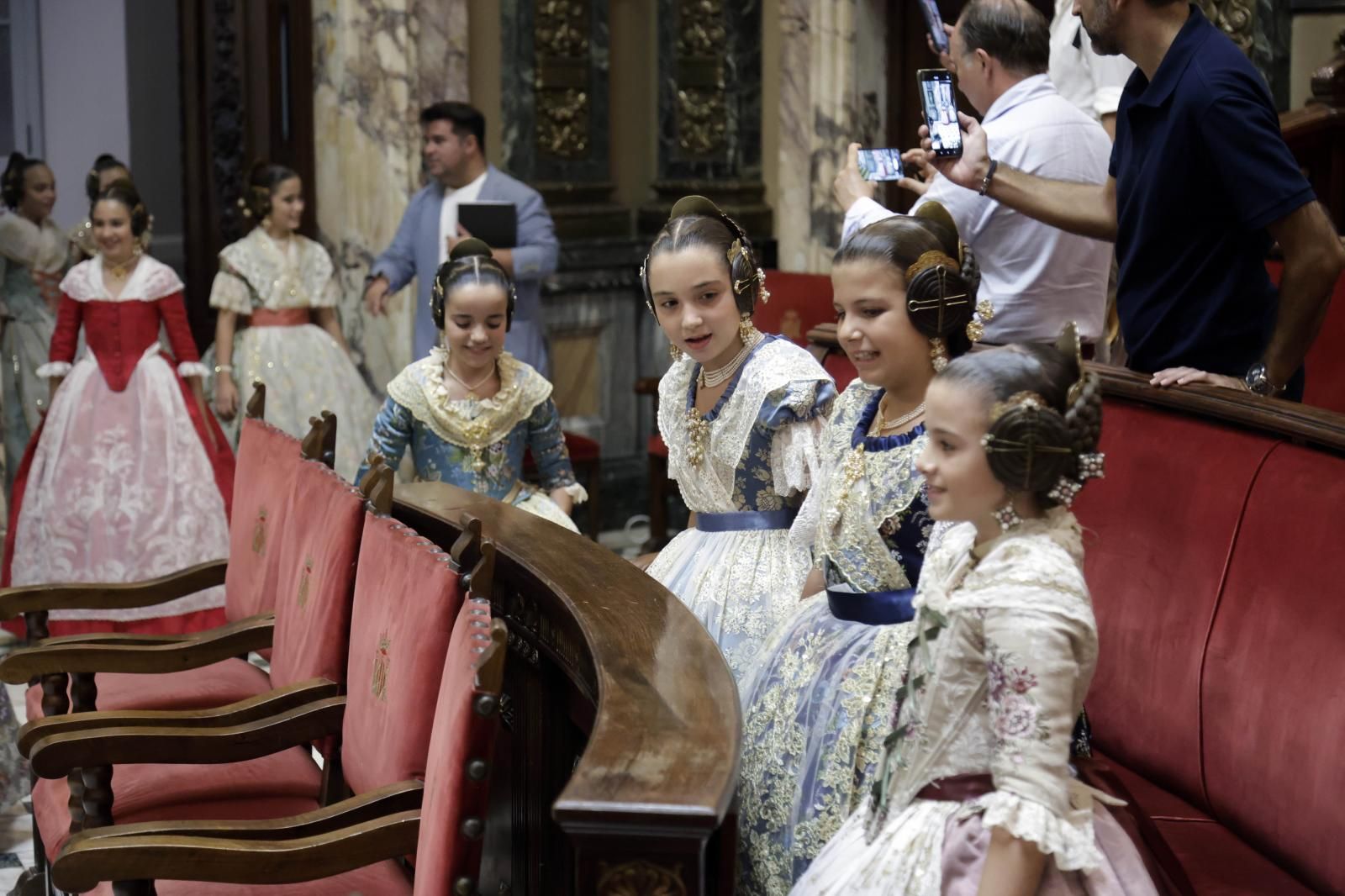 Así ha sido el ensayo de la proclamación de las candidatas a falleras mayores de 2025