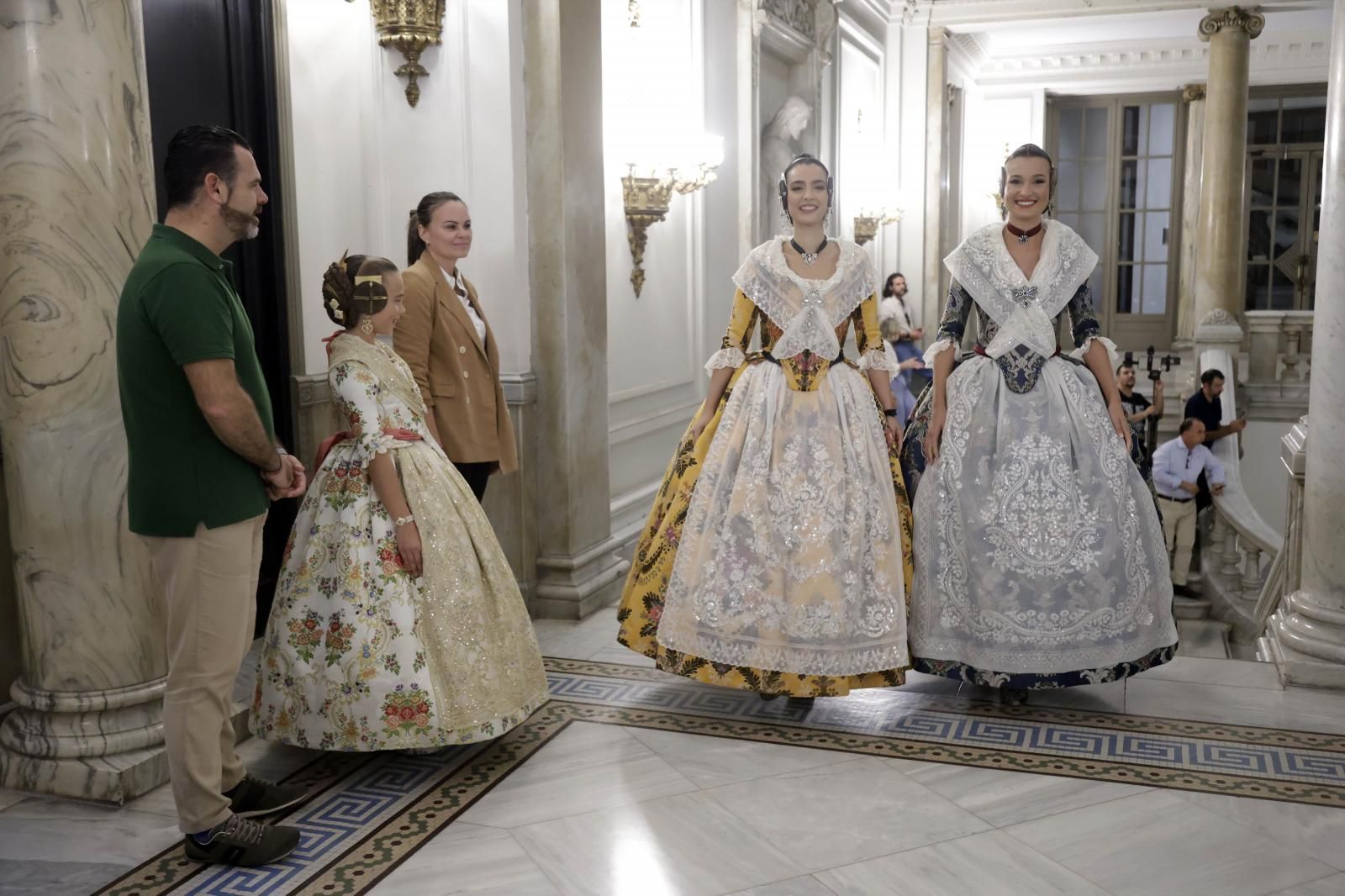 Así ha sido el ensayo de la proclamación de las candidatas a falleras mayores de 2025