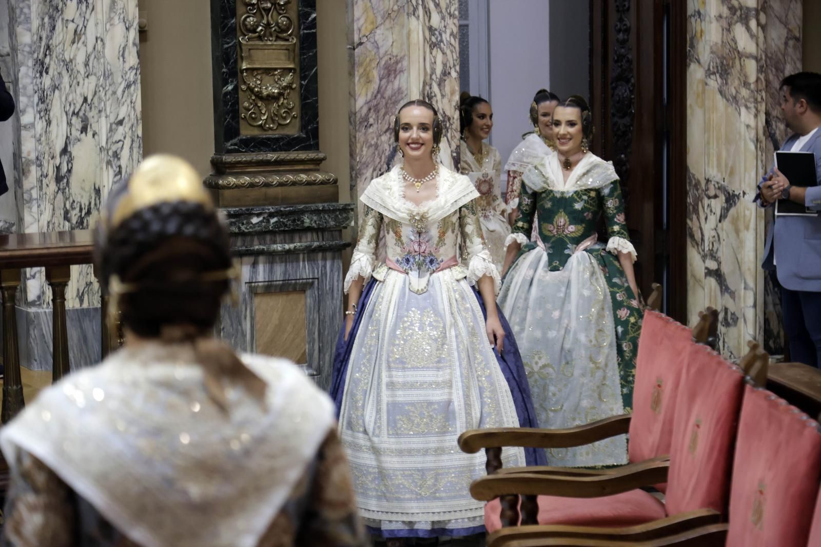 Así ha sido el ensayo de la proclamación de las candidatas a falleras mayores de 2025